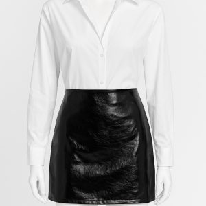 Mini-Leather-Skirt-Black-FrontView