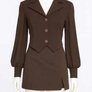 Shorts-Skirt-Brown-FrontView
