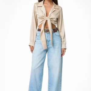 Crop_Top_Satin_Beige_Fullview