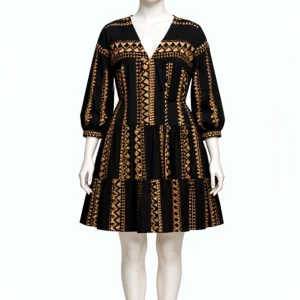 Dress_Knitted_Pattern_BlackBronze-Doll