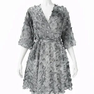 Mini-Dress-Black-Poulies-FrontView