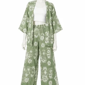 Set-Kimono-Pants-Green-FrontView